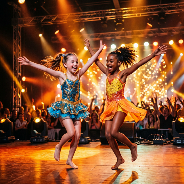 Kids dancing